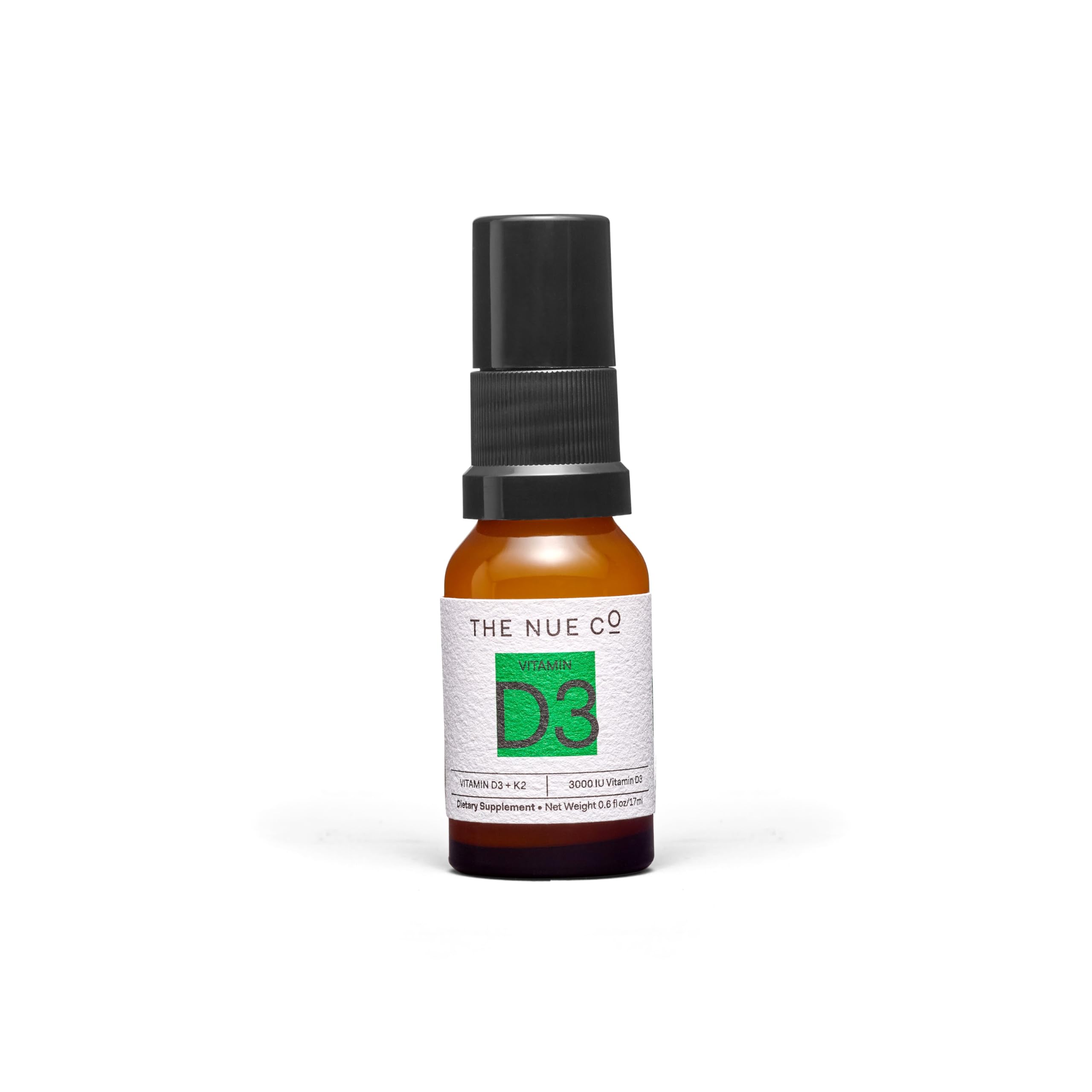 The Nue Co. Vitamin D Spray - Immunity & Mood Support | Vegan, Gluten Free, 0.51 fl oz