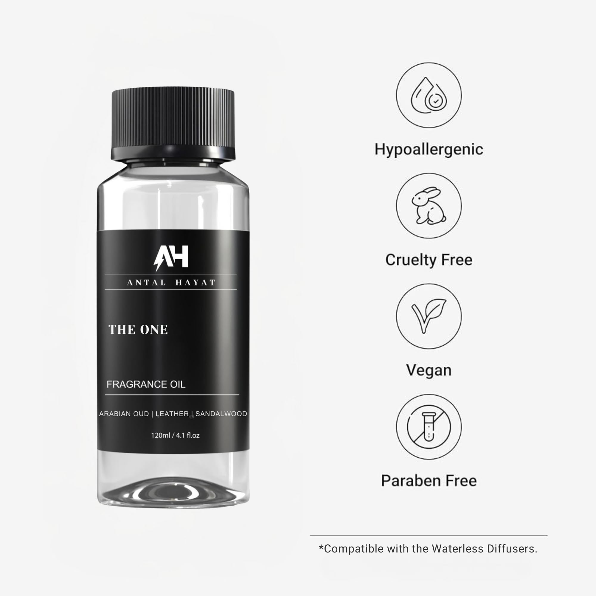 The One Hotel Scent Diffuser Oil 120ml – Luxury Aromatherapy Inspired by 5-Star Hotels
