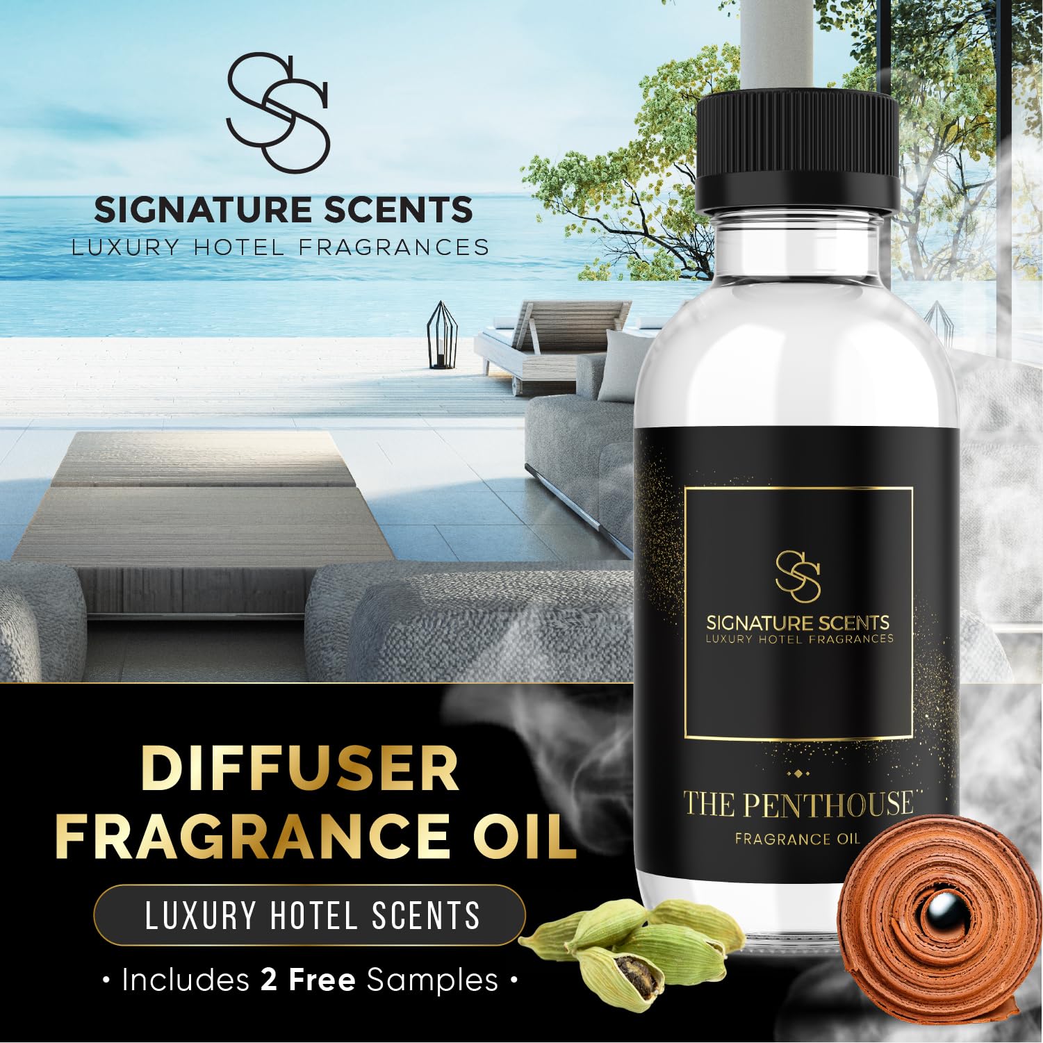 Luxury Hotel Diffuser Oil for Hotels & Homes | The Penthouse 120ml