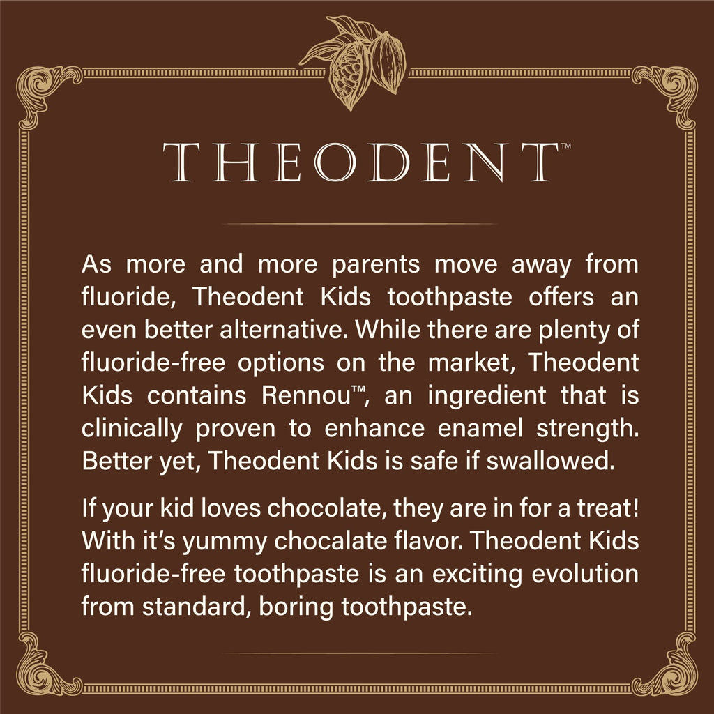 Theodent Kids Fluoride-Free Chocolate Chip Toothpaste – 3.4 oz (96.4 g)
