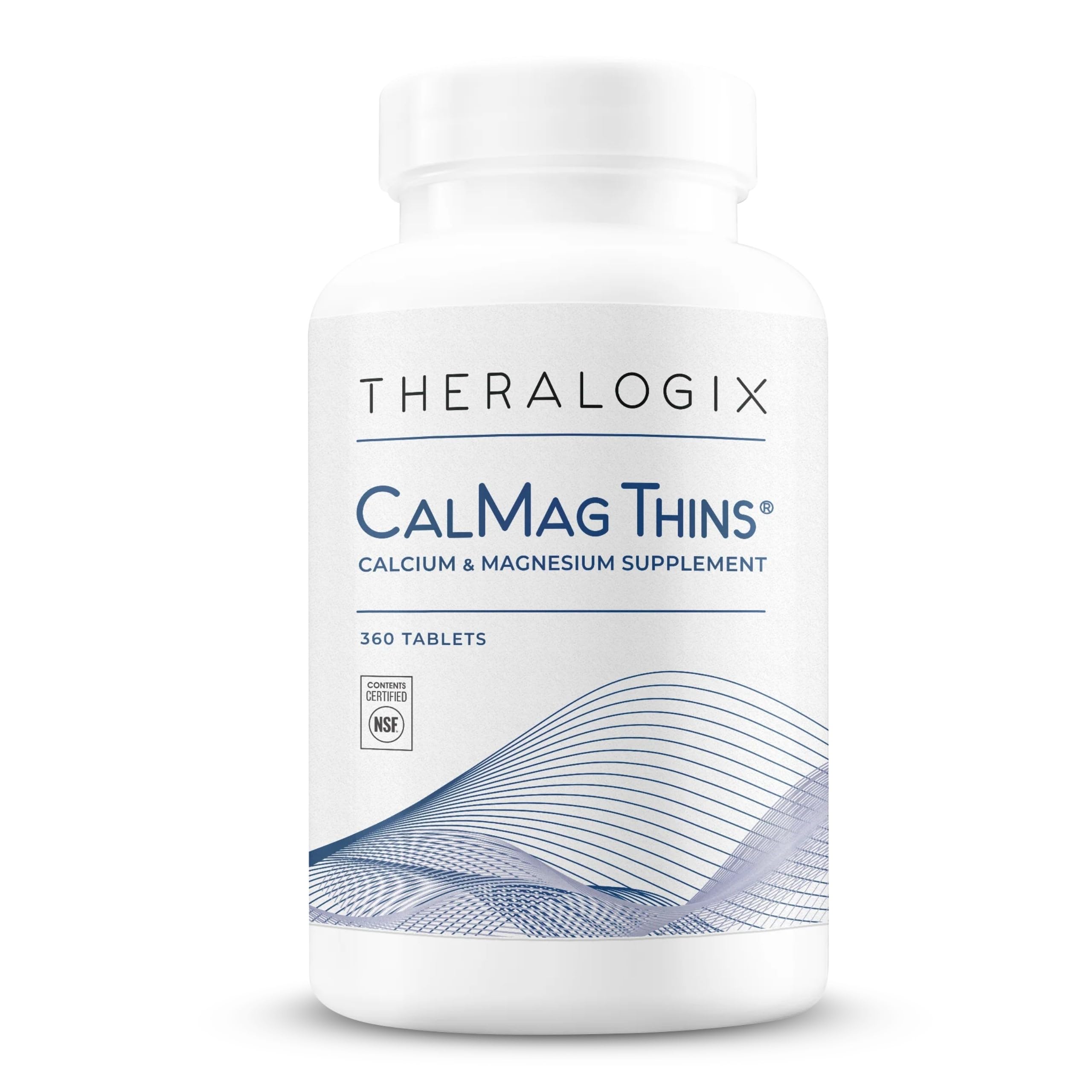 Theralogix CalMag Thins Calcium & Magnesium - 360 Tablets | NSF Certified