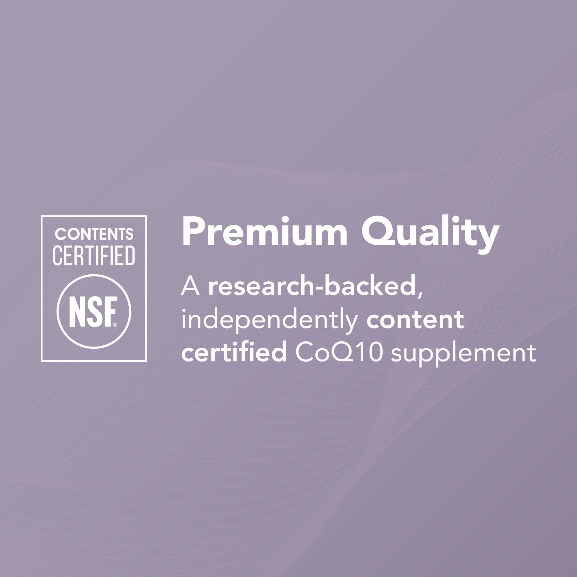 Theralogix NeoQ10 CoQ10 Supplement – Heart Health & Fertility Support | NSF Certified, 90 Softgels