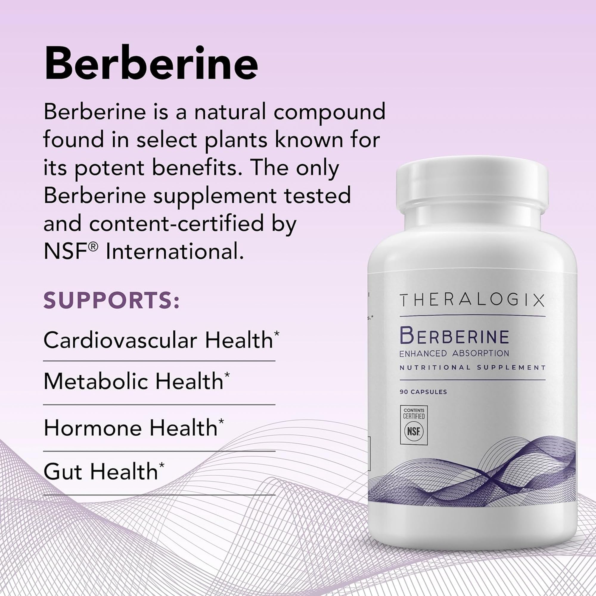 Theralogix Ovasitol Inositol + Berberine Enhanced Absorption Bundle – 14.12 oz & 90 Count (Pack of 2)