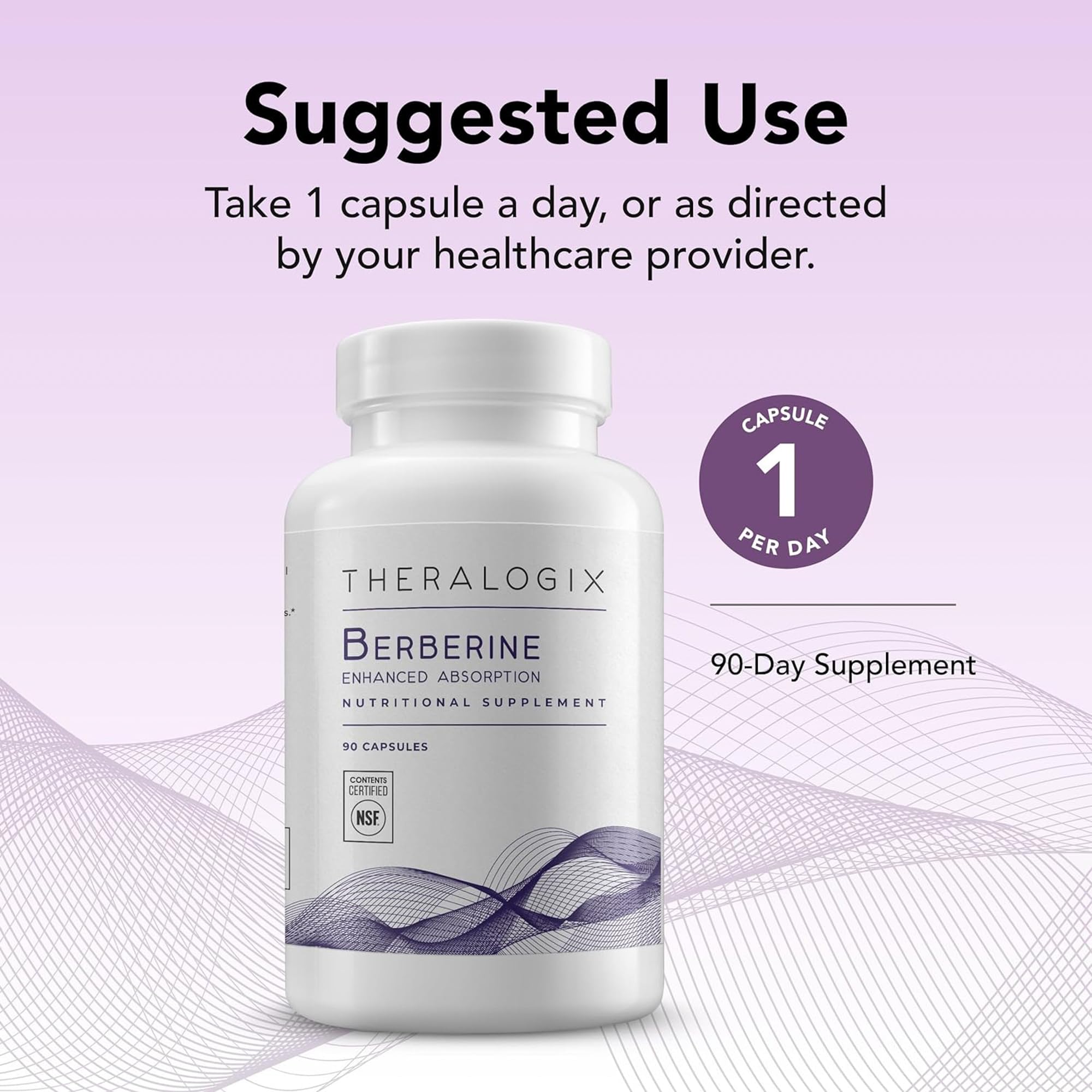 Theralogix Ovasitol Inositol + Berberine Enhanced Absorption Bundle – 14.12 oz & 90 Count (Pack of 2)