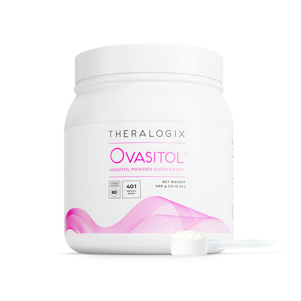 Theralogix Ovasitol Inositol Powder – 400 g (180 Servings) | Myo-Inositol & D-Chiro Inositol for Hormone Balance & Ovarian Function, NSF Certified