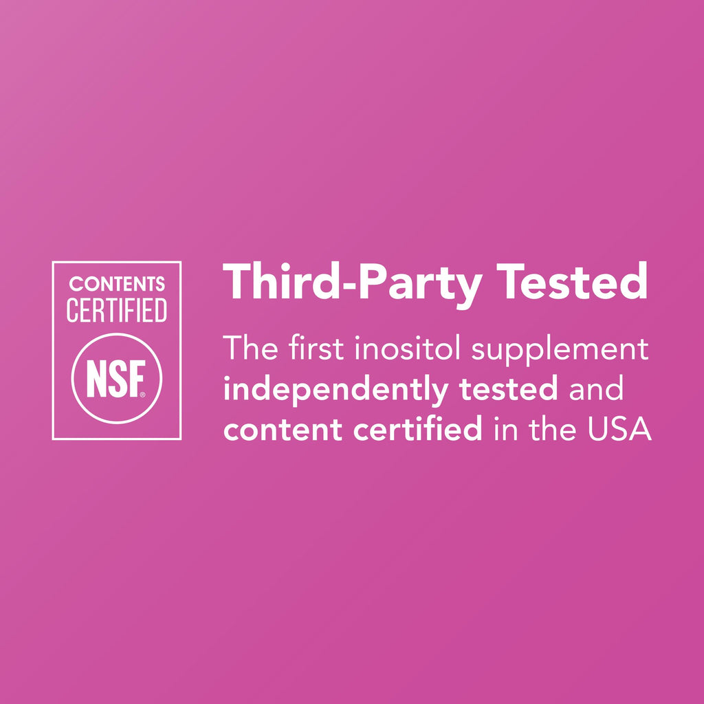Theralogix Ovasitol Inositol Powder Packets – 90-Day Supply, NSF Certified