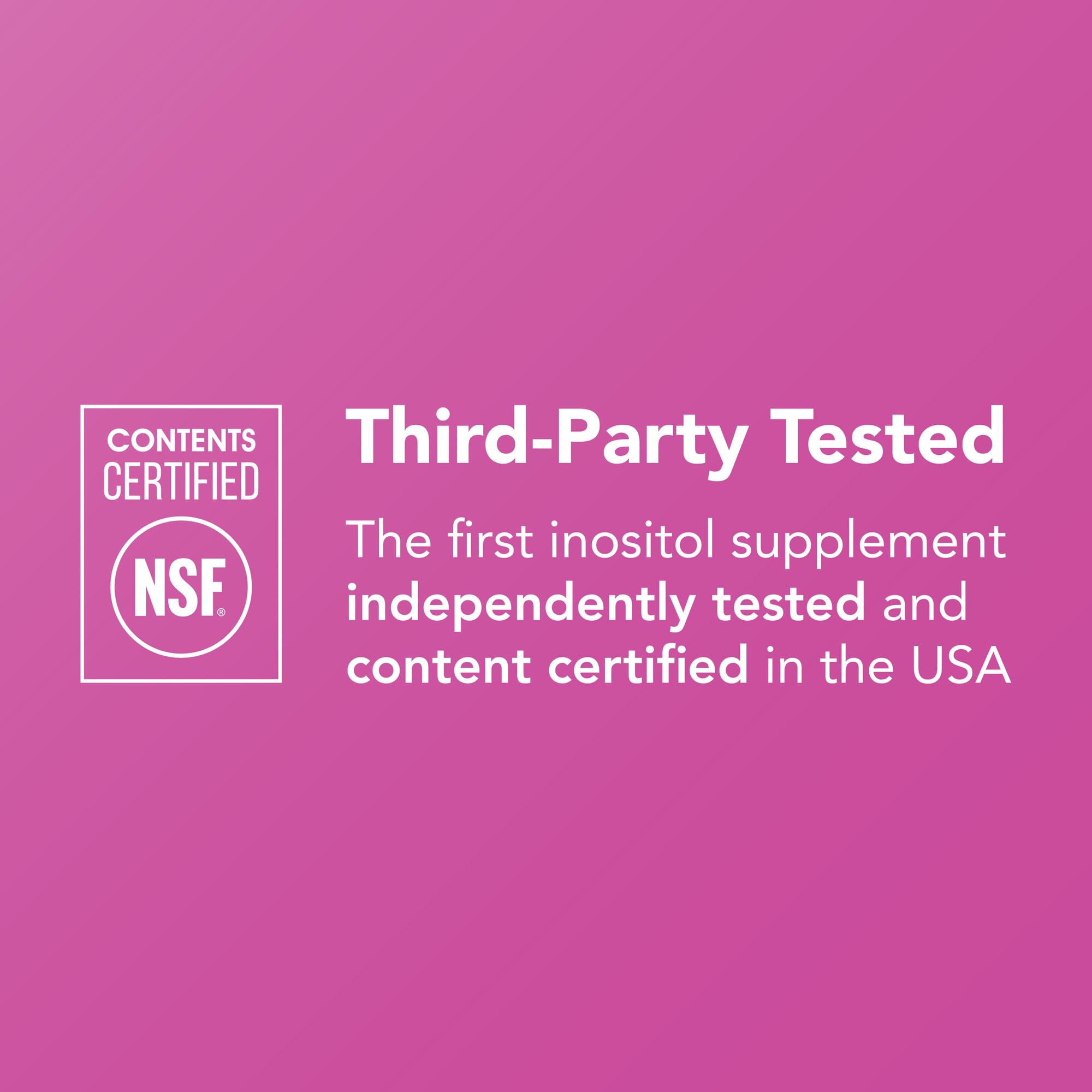 Theralogix Ovasitol Inositol Powder Packets – 90-Day Supply, NSF Certified