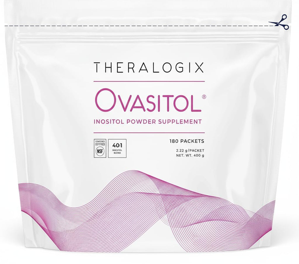 Theralogix Ovasitol Inositol Powder Packets – 90-Day Supply, NSF Certified