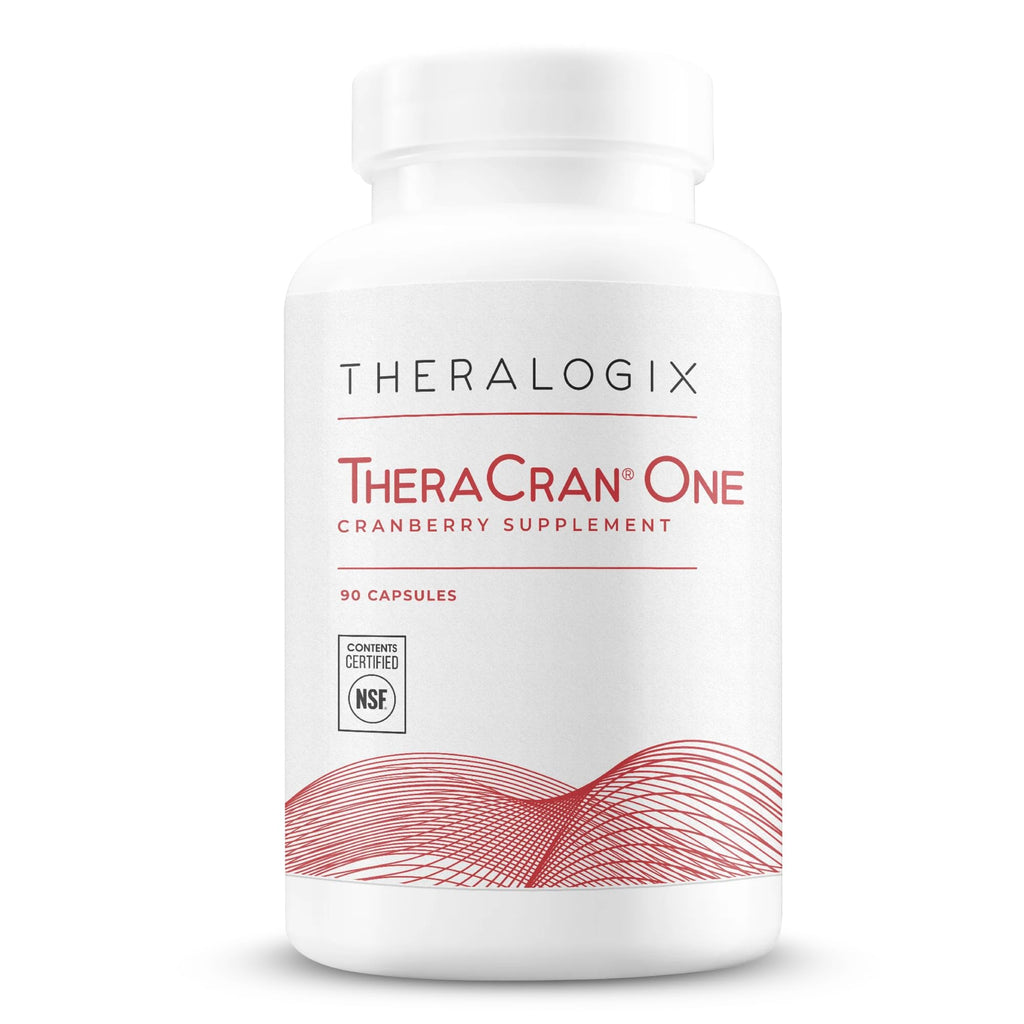 Theralogix TheraCran One Cranberry Capsules – 90-Count, NSF Certified, 36 mg Soluble PACs per Capsule | Urinary Tract Support
