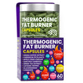 Thermogenic Fat Burner Capsules – Weight Loss Pills for Women & Men | Green Tea, Coffee Extract & Garcinia Cambogia | 60 Capsules