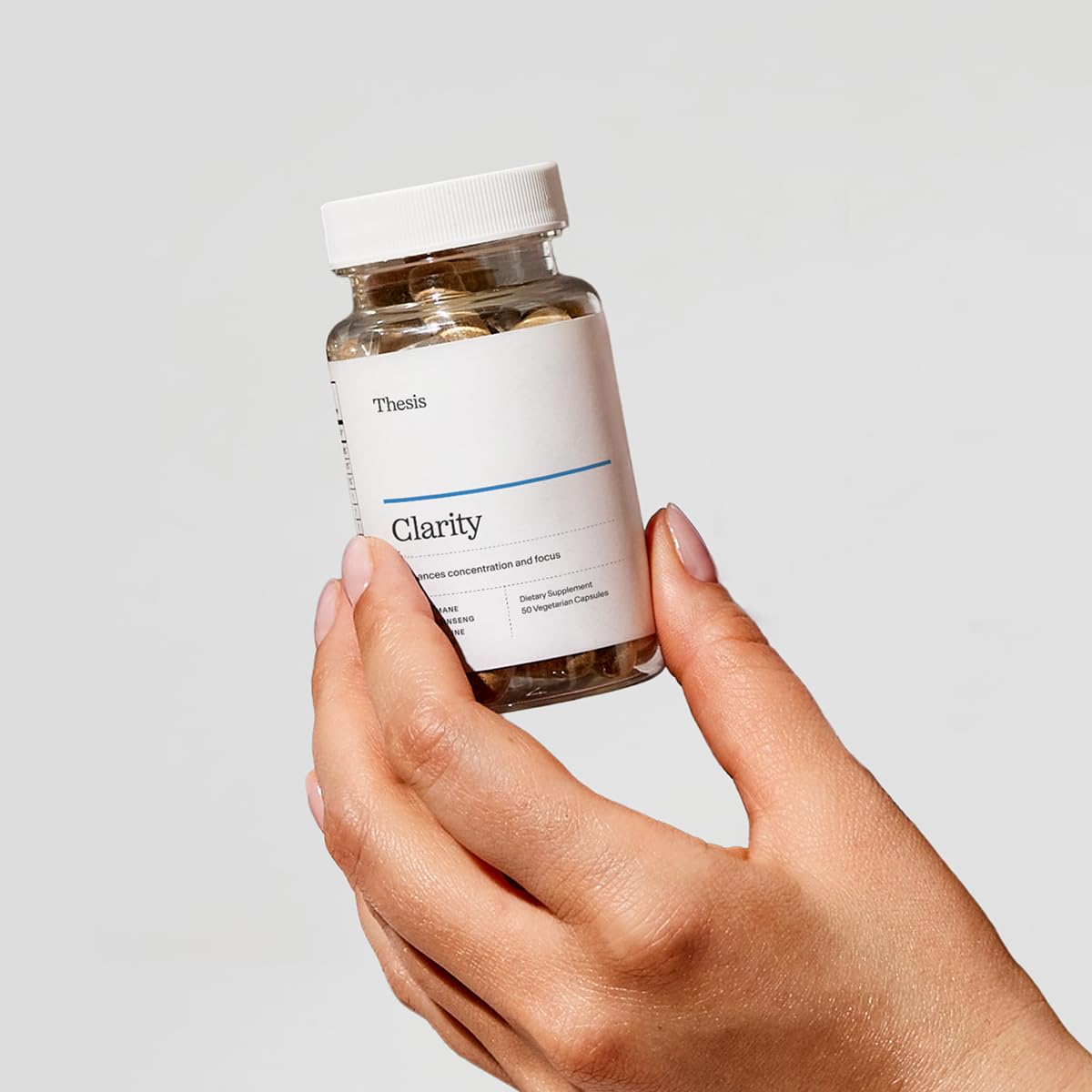 Thesis Clarity Nootropic for Focus & Memory — Vegan, Non-GMO, 25 Servings | THESIS