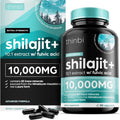 Thinbi Pure Himalayan Shilajit Capsules – Fulvic Acid & Trace Minerals, 90 Count