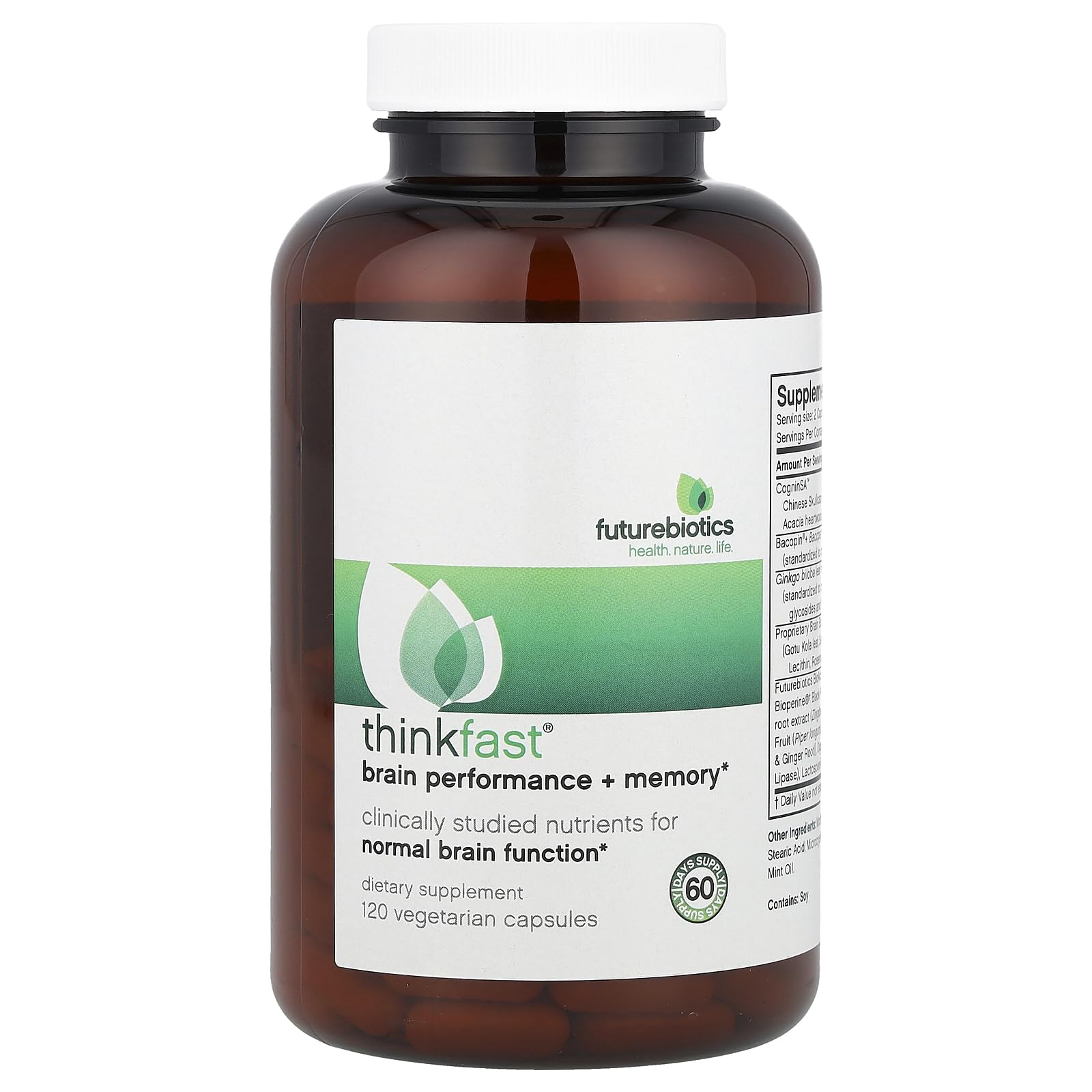 ThinkFast Futurebiotics 120 VCaps – Brain Health & Focus