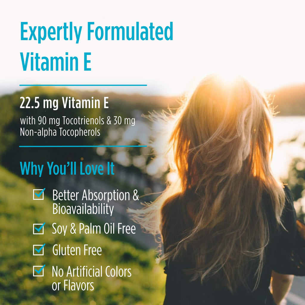 Nordic Naturals Vitamin E Complex, Unflavored – 30 Soft Gels (Pack of 2) | 6 Forms of Vitamin E, Non-GMO