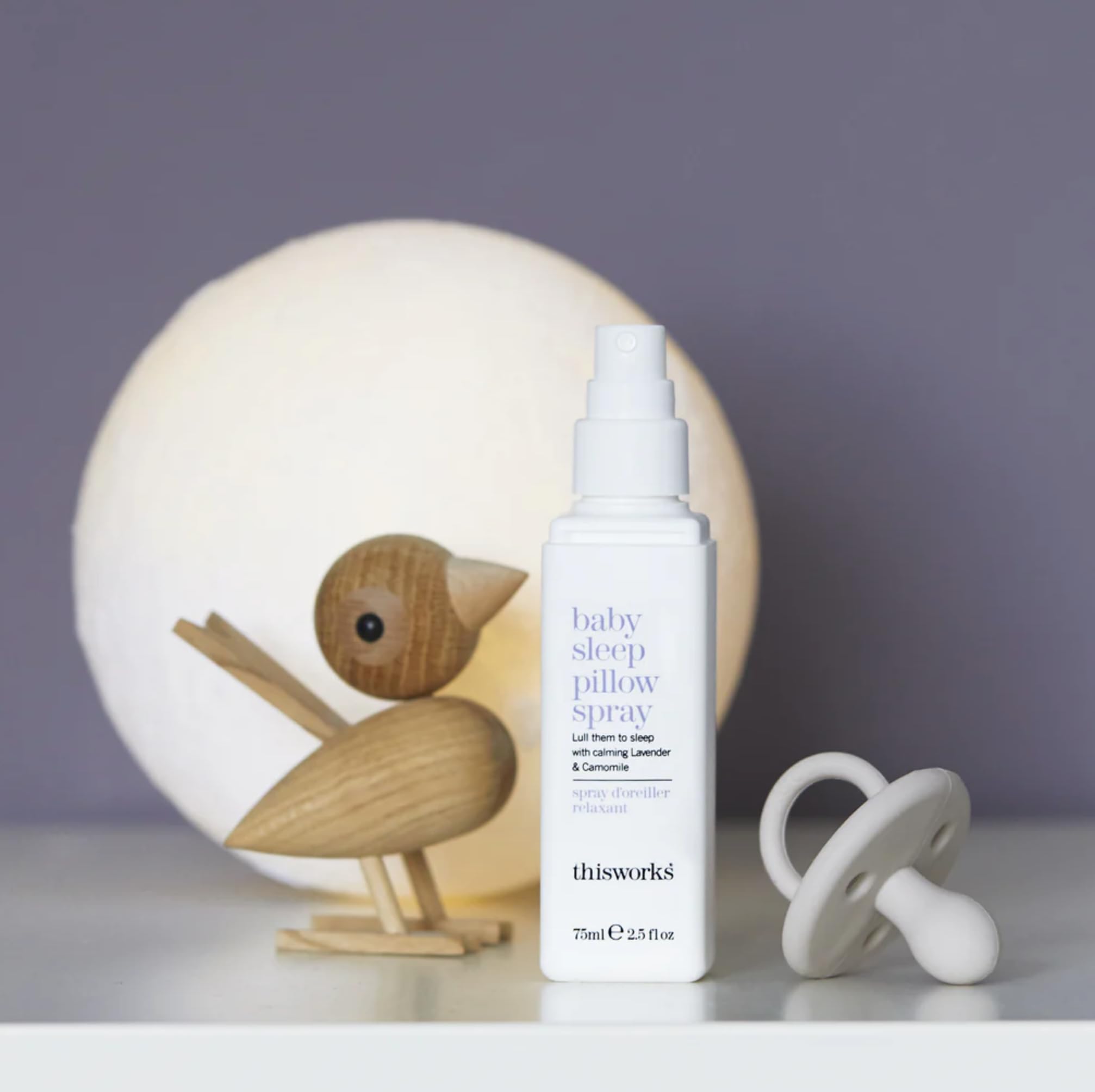 Thisworks Baby Sleep Pillow Spray – Ultra-Gentle Sleep, Lavender & Chamomile, 75ml (6+ Months)