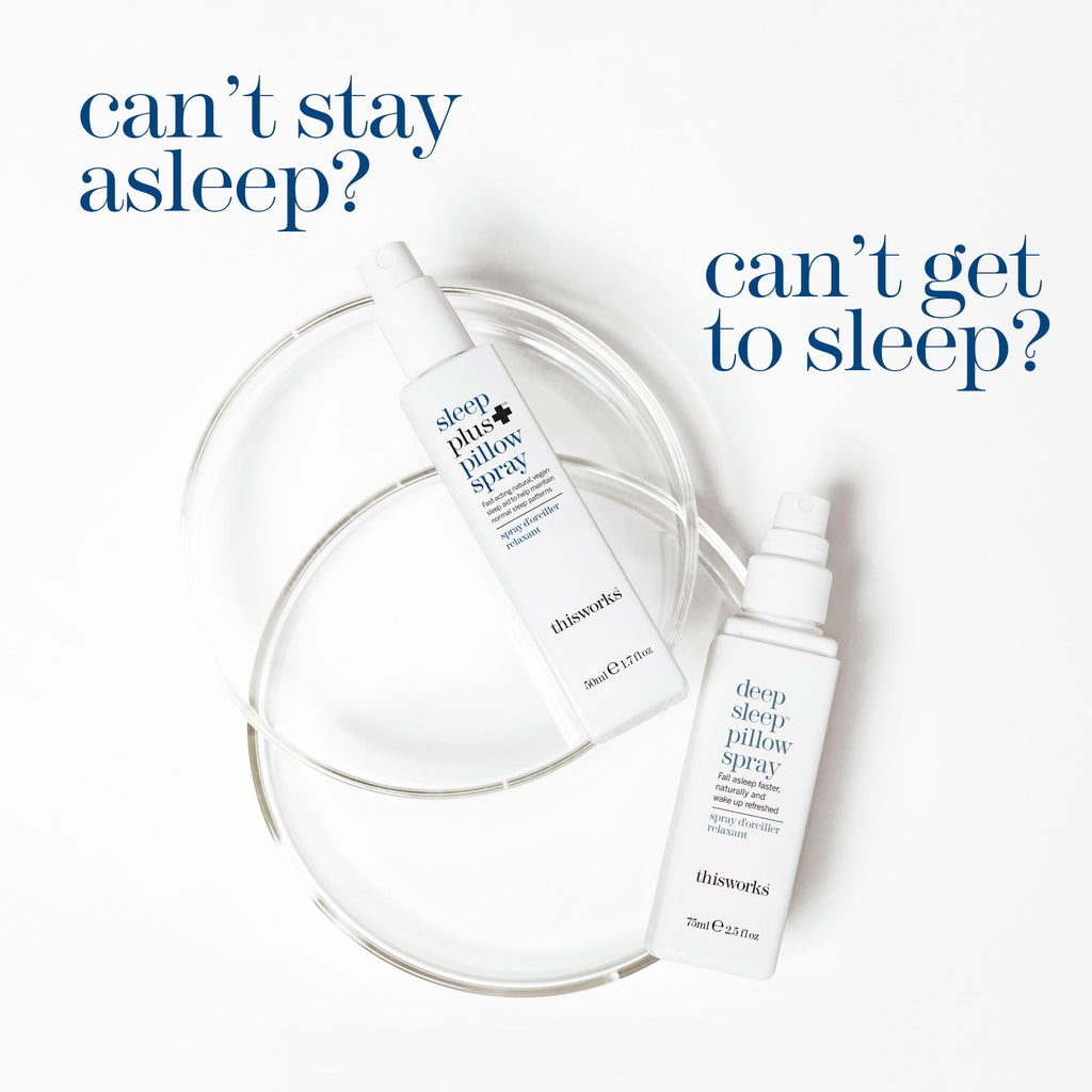 THISWORKS Deep Sleep Pillow Spray – 250 ml | Natural Aromatherapy Sleep Aid with Lavender, Vetivert & Chamomile