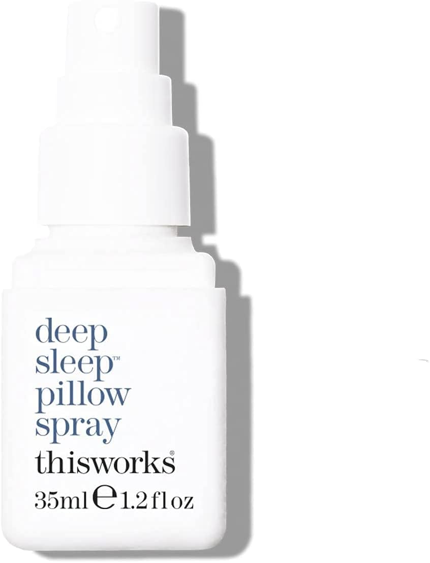 THISWORKS Deep Sleep Pillow Spray – Fast-Acting Natural Lavender for Relaxation & Restful Sleep (35 ml Travel Size)