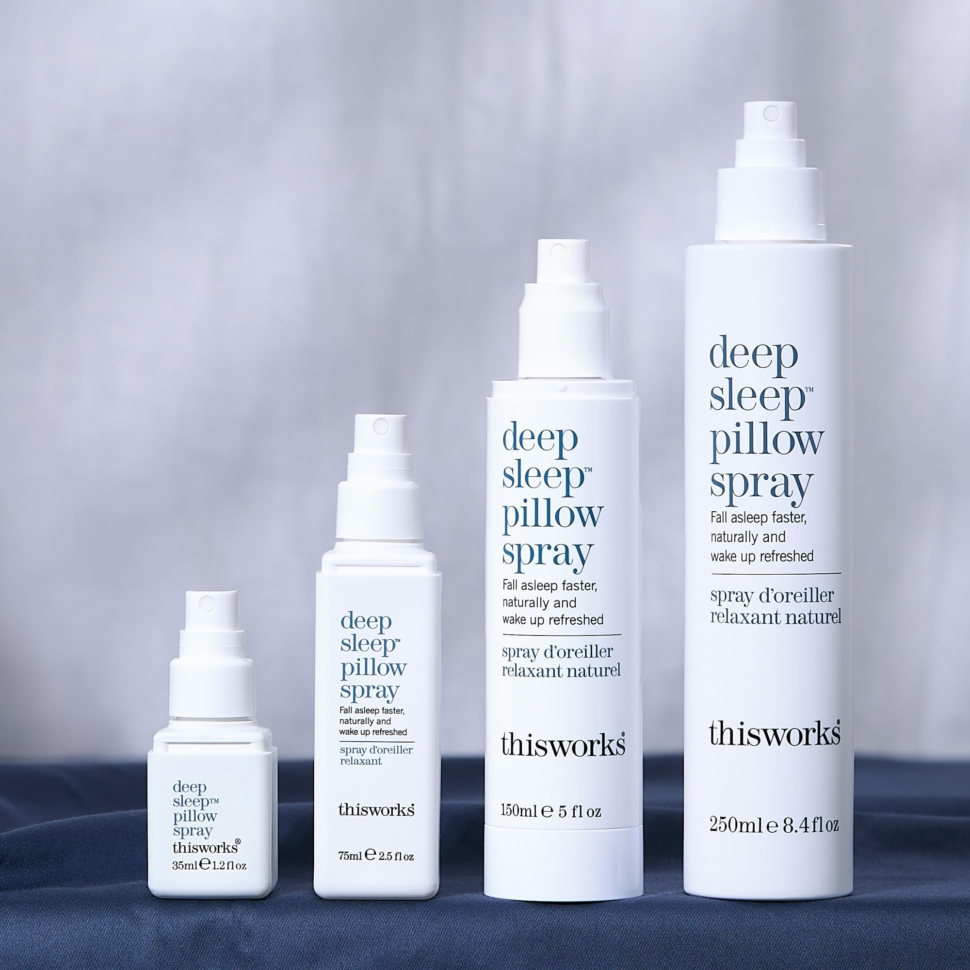 THISWORKS Deep Sleep Pillow Spray – Fast-Acting Natural Lavender for Relaxation & Restful Sleep (35 ml Travel Size)