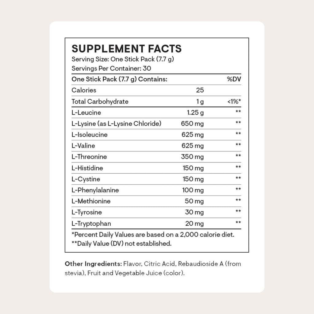 THORNE Amino Complex – Clinically Validated EAA & BCAA Powder for Pre/Post-Workout | NSF Certified for Sport | 30 Servings | Berry