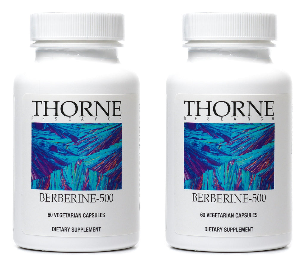 THORNE BERBERINE-500 (Pack of 2) – 60 Capsules Each