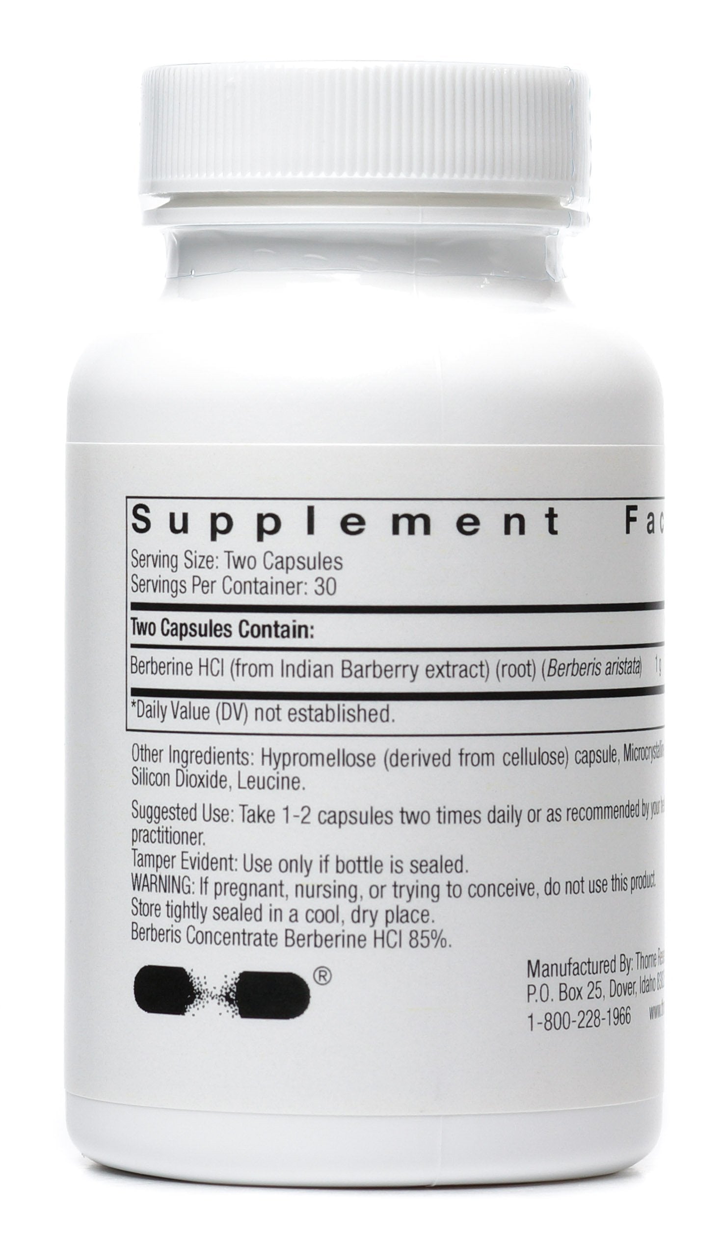THORNE BERBERINE-500 (Pack of 2) – 60 Capsules Each