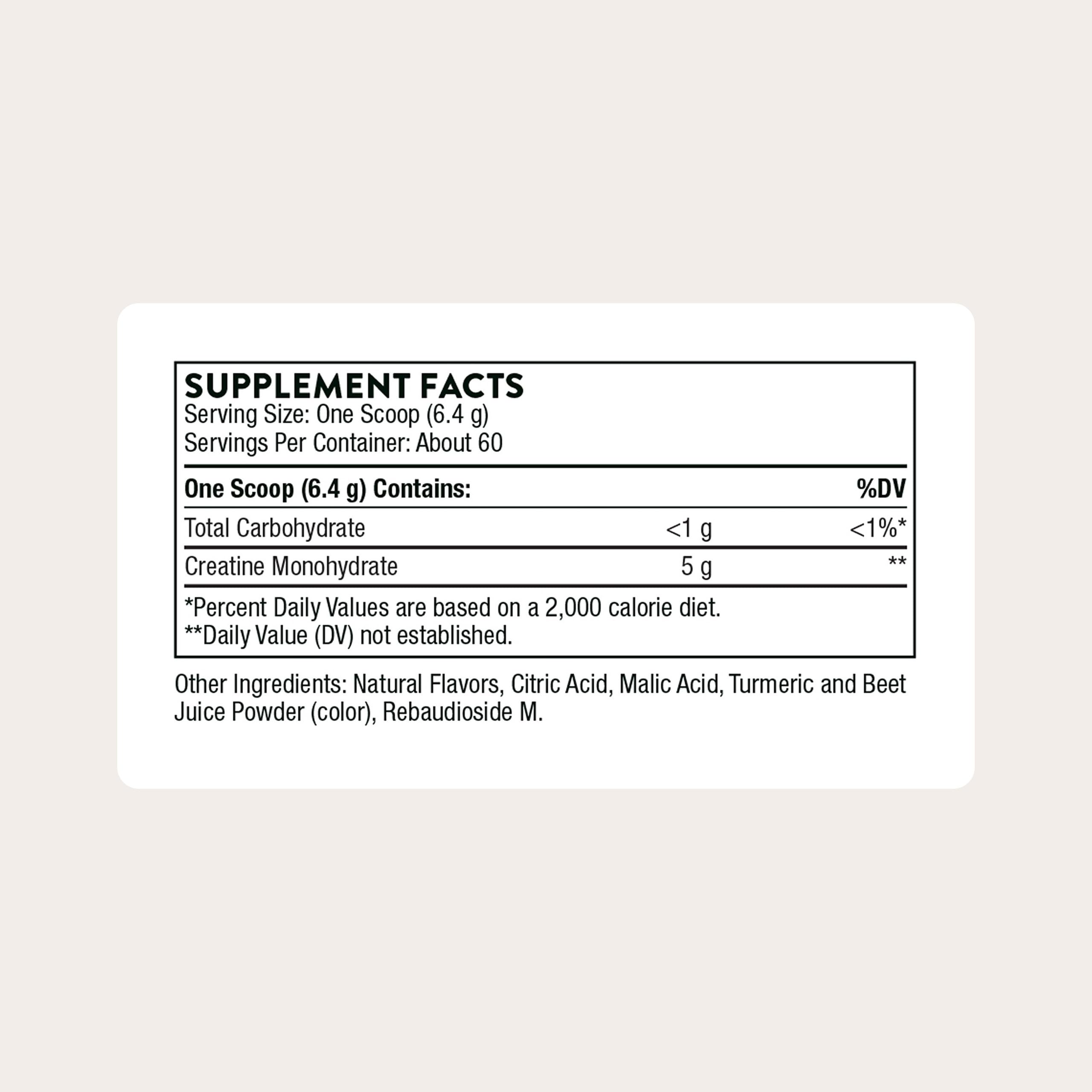 THORNE Creatine Monohydrate Powder – Pineapple Orange, 5 g/Serving, 60 Servings – NSF Certified for Sport