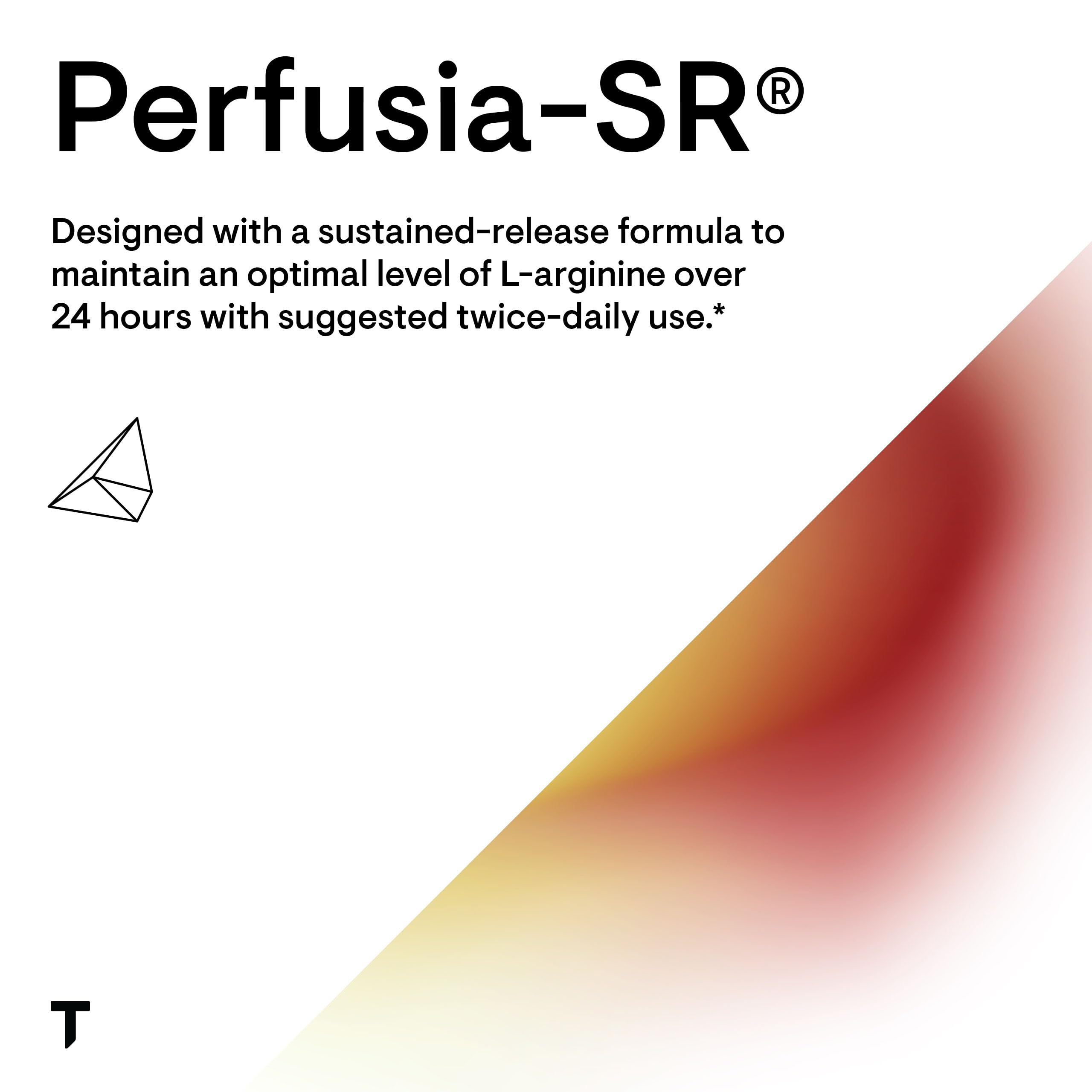THORNE L-Arginine Sustained Release (Perfusia-SR) - Heart Support, Nitric Oxide & Blood Flow - 60 Servings
