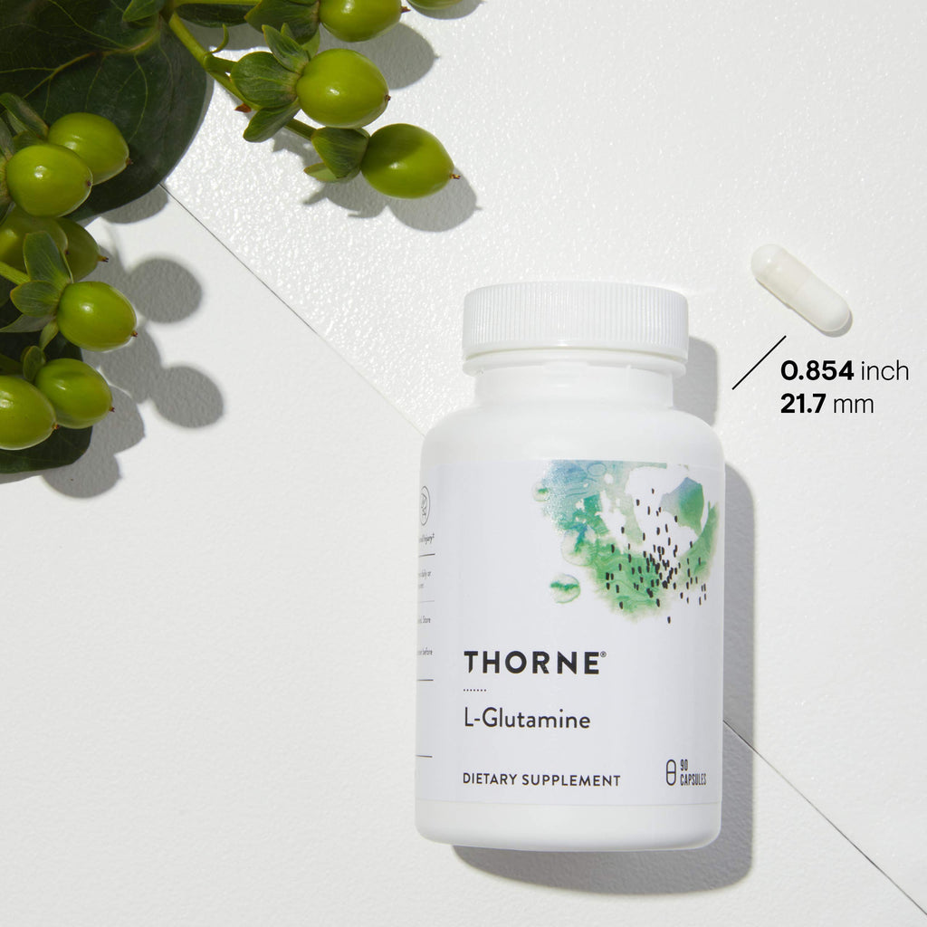 THORNE L-Glutamine - GI Health, Immune Support & Post-Exercise Repair - 90 Servings
