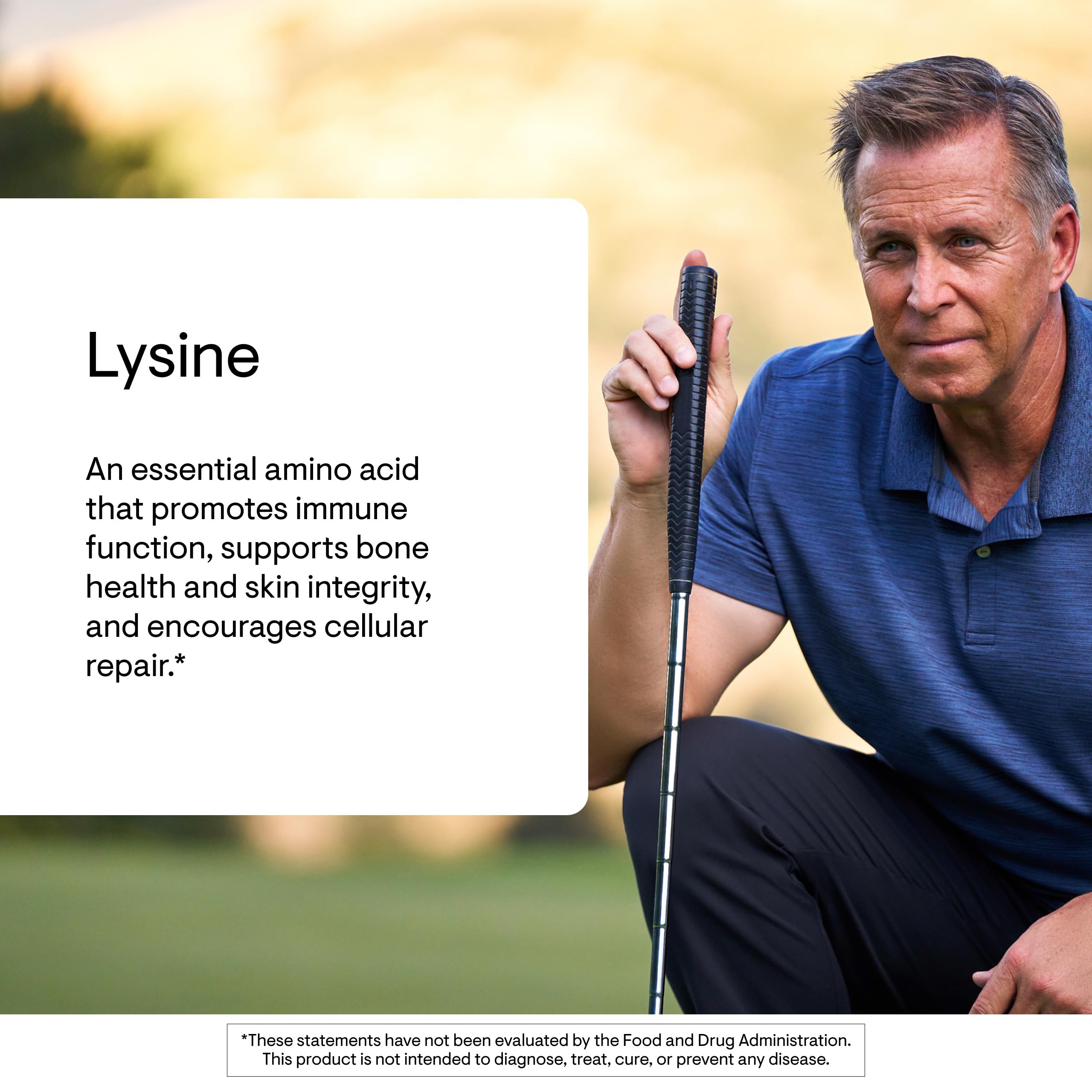 THORNE Lysine 500 mg – Essential Amino Acid for Skin Health, Immune Function & Energy | 60 Servings