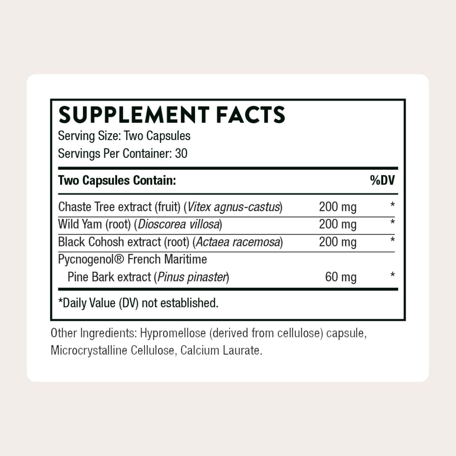 THORNE Meta-Balance – Menopause Support for Women | Gluten, Dairy & Soy-Free | 30 Servings
