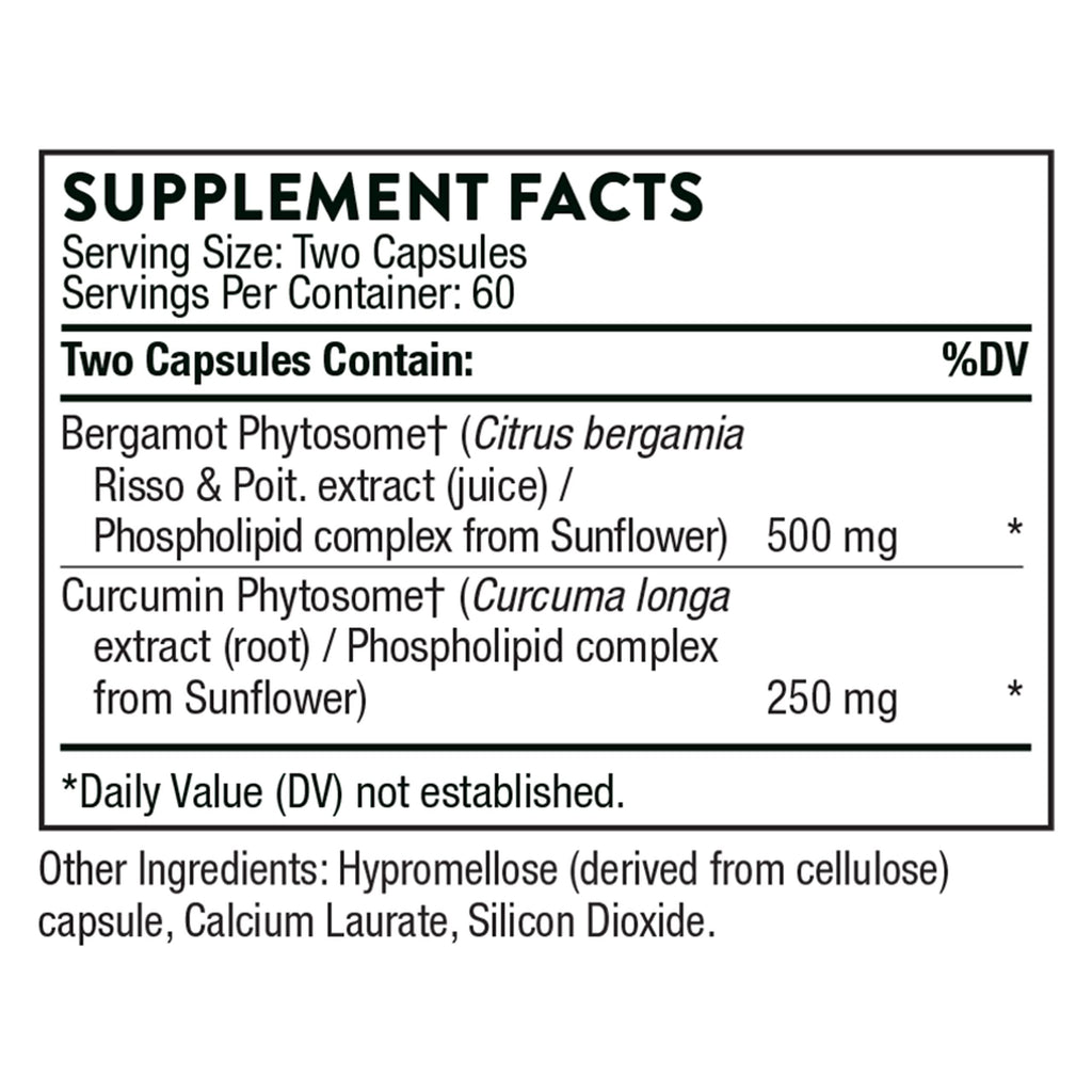 THORNE Metabolic Health – Gut Health & Weight Management with Bergamot & Turmeric (60 Servings)