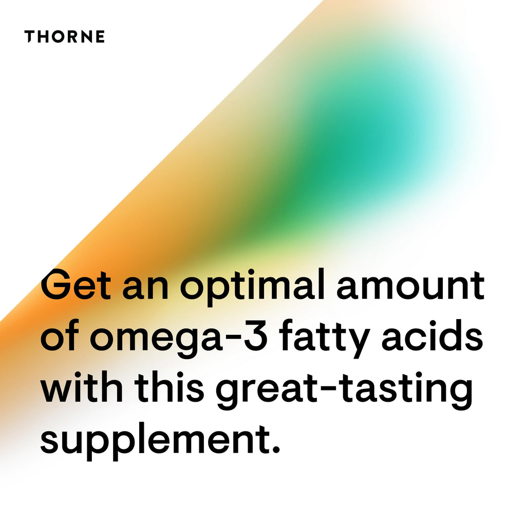 THORNE Omega Superb - Easy Dosing Fish Oil Liquid with EPA & DHA, Lemon Berry, 6.76 fl oz