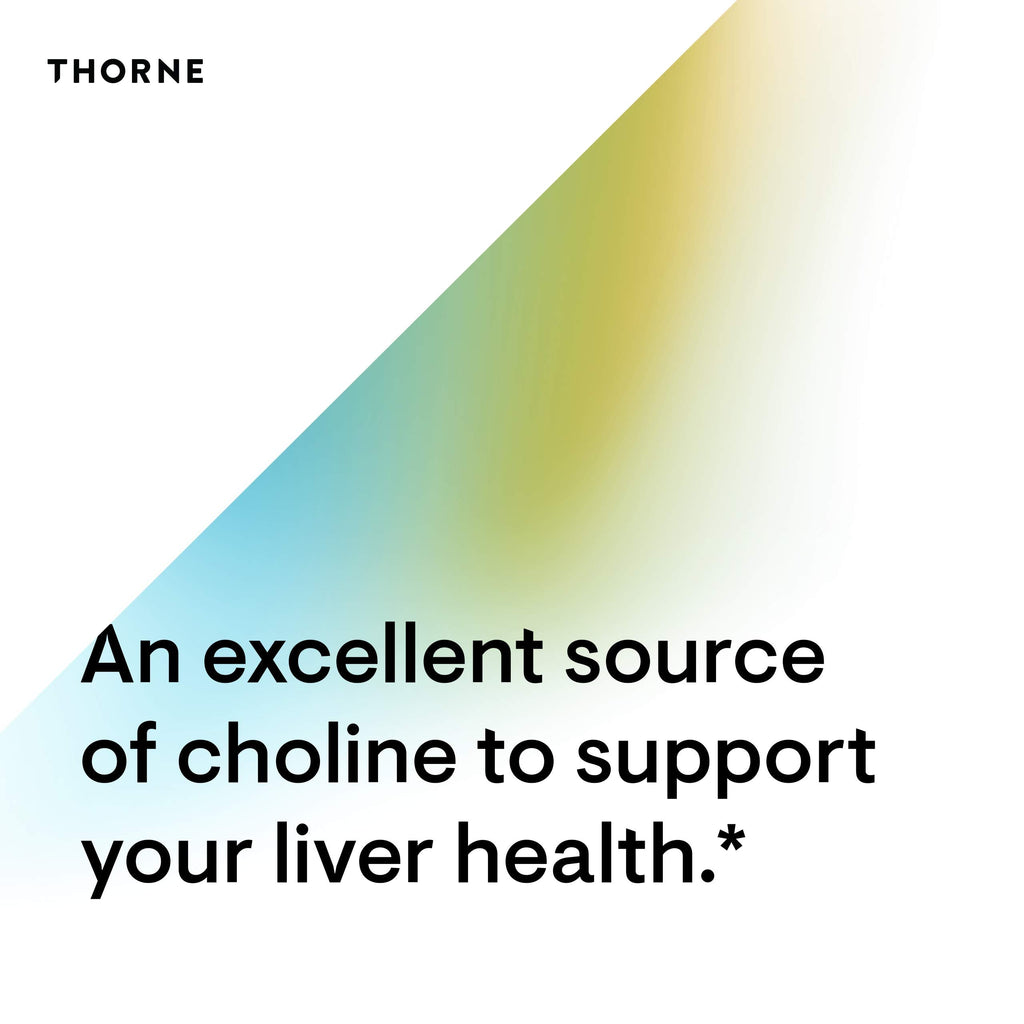 THORNE Phosphatidyl Choline Phospholipid Complex for Cell Membrane Support - 60 Gelcaps