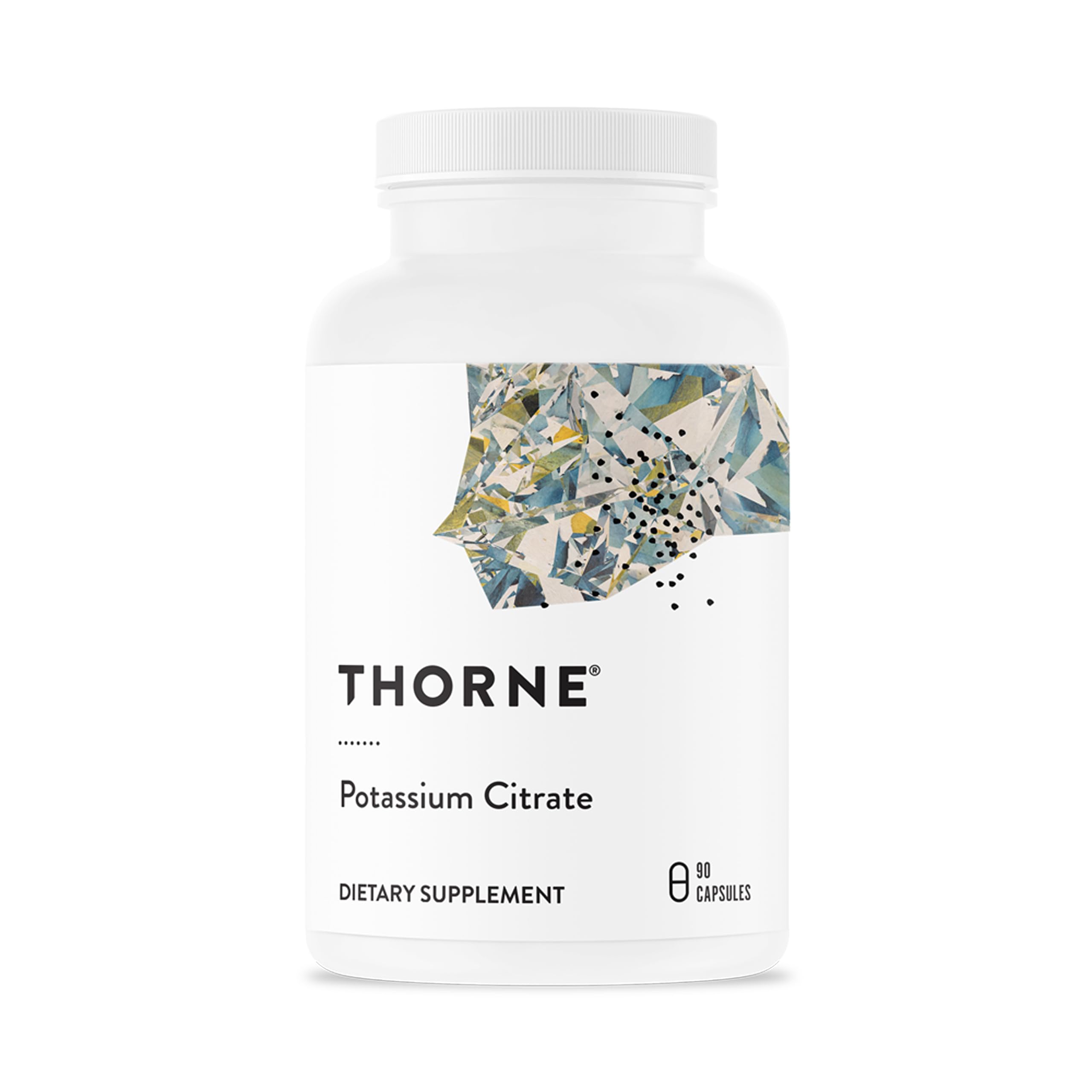 THORNE Potassium Citrate - Highly Absorbable Potassium Supplement | 90 Capsules
