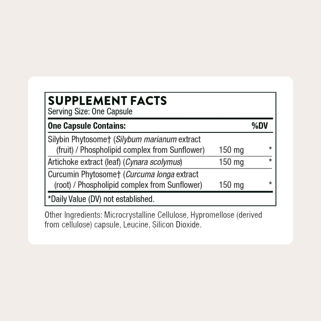 THORNE - S.A.T. Milk Thistle Complex with Silymarin, Artichoke & Turmeric Extracts for Liver Support | 60 Capsules
