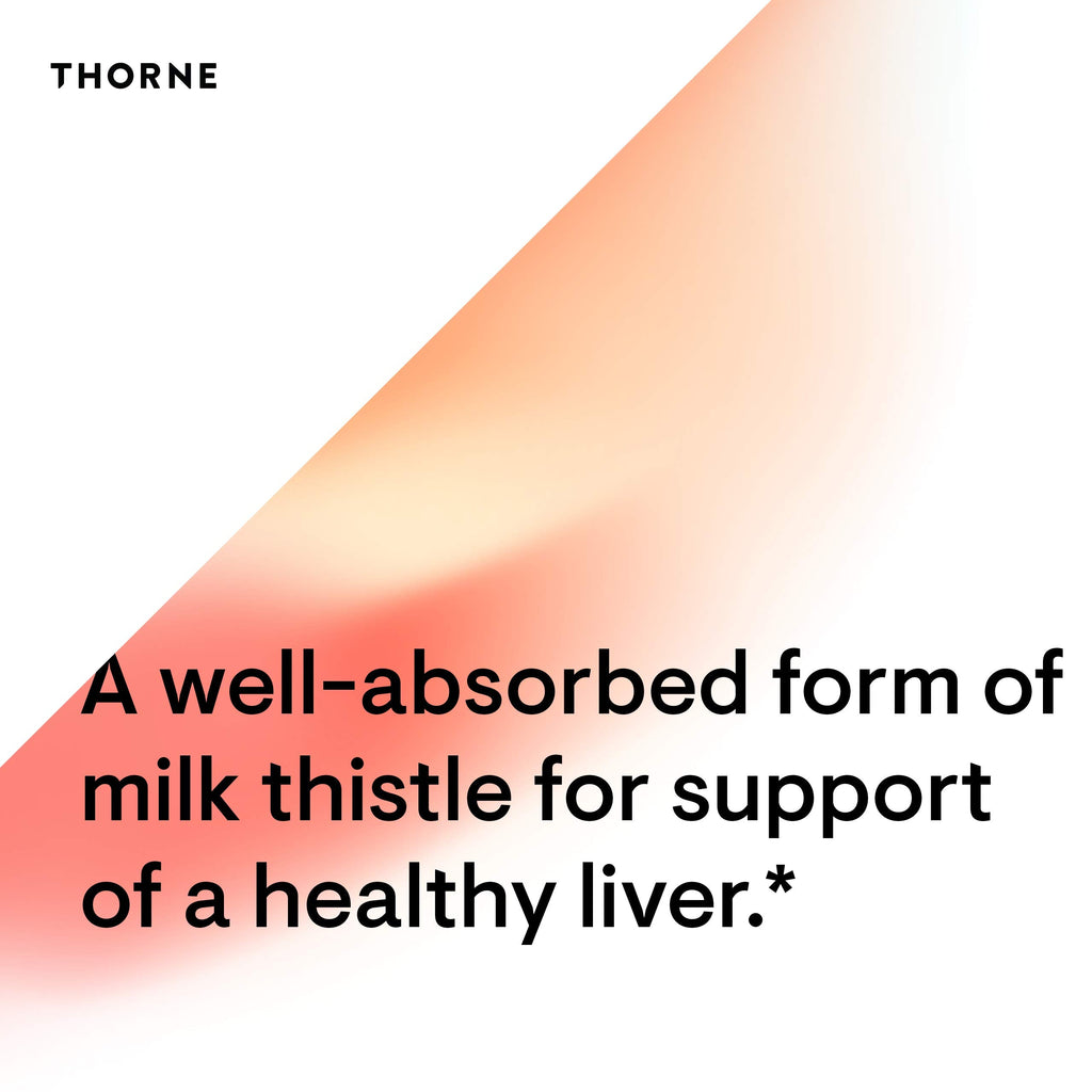 THORNE Milk Thistle Phytosome – Liver Support & Antioxidant Botanical Extract (90 Capsules)