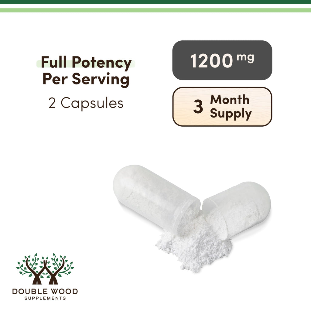 Irish Sea Moss Capsules 1200mg - 180 Count | Double Wood
