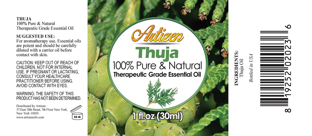 Artizen Thuja Essential Oil 30ml (1 Fl Oz) – Pure & Natural