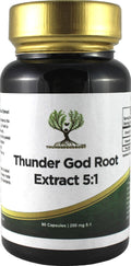 Thunder God Vine Root 5:1 Supplement – 200mg Tripterygium Wilfordii Capsules (90)