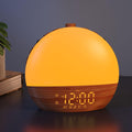 Thybro Sunrise Alarm Clock with Sunrise Light, Bluetooth & 30 Sleep Sounds | Wood Grain