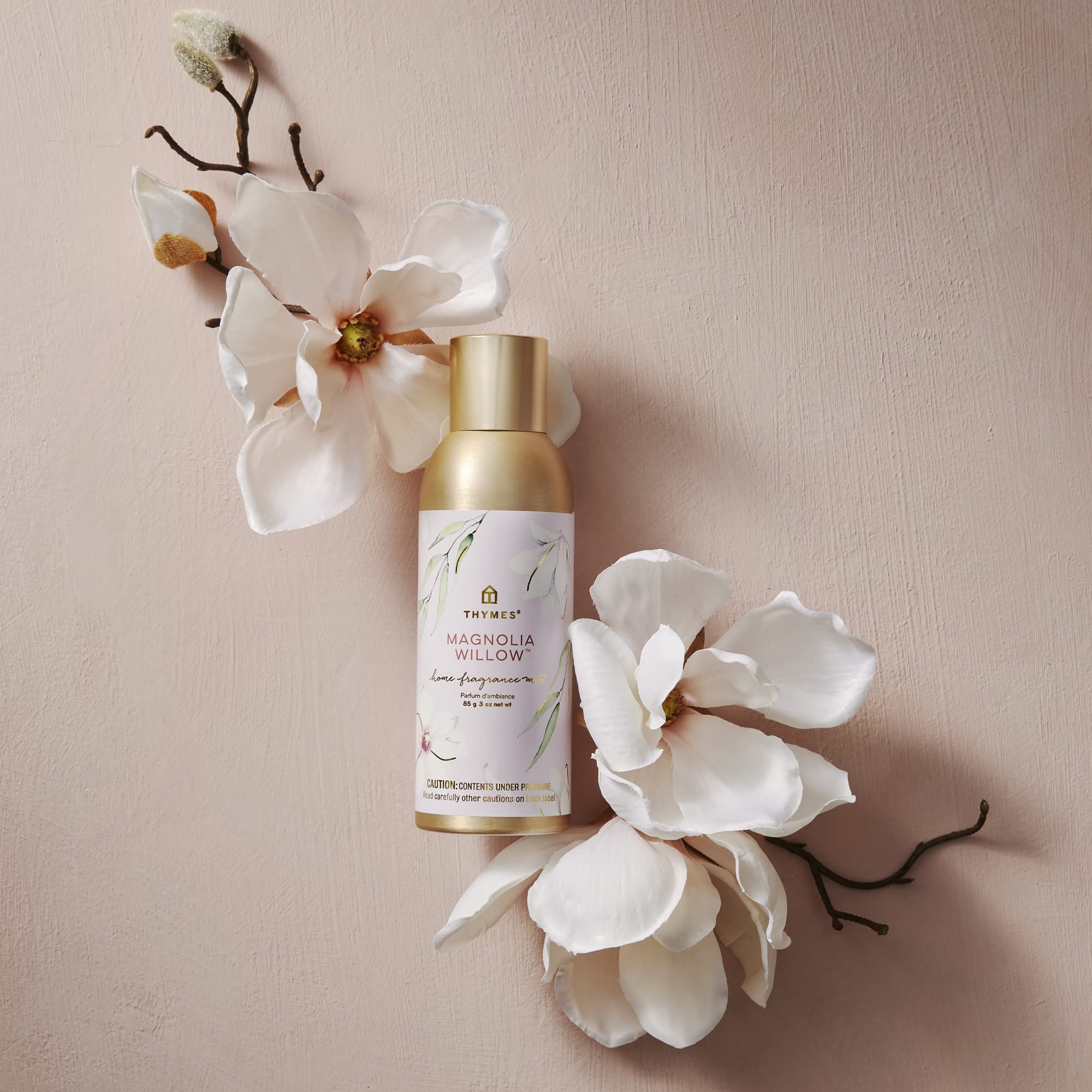 Thymes Magnolia Willow Fragrance Mist – 3.0 Oz | Home Fragrance
