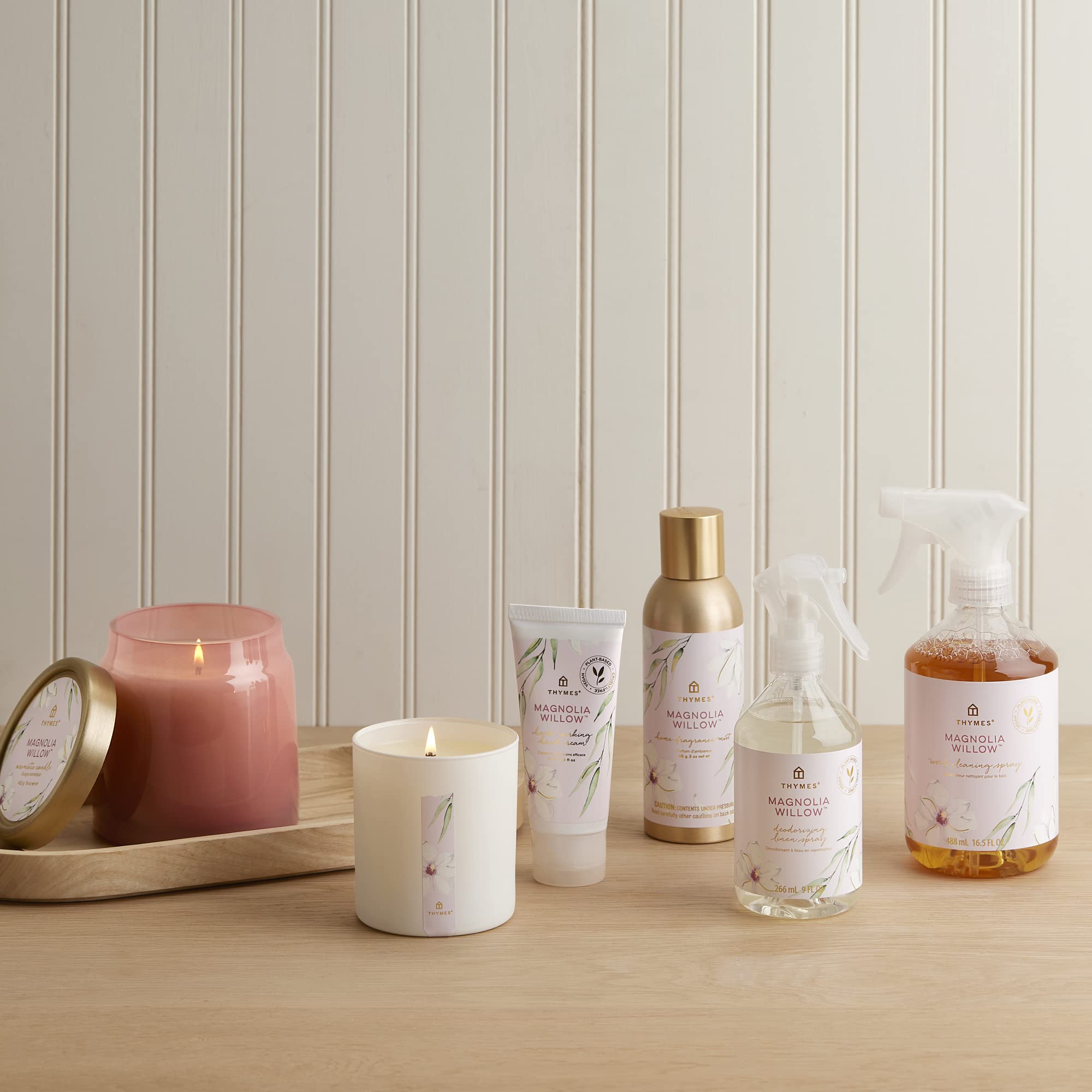 Thymes Magnolia Willow Fragrance Mist – 3.0 Oz | Home Fragrance