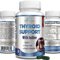 Thyroid Support with Iodine - Metabolism & Focus Booster | 60 Capsules | Non-GMO