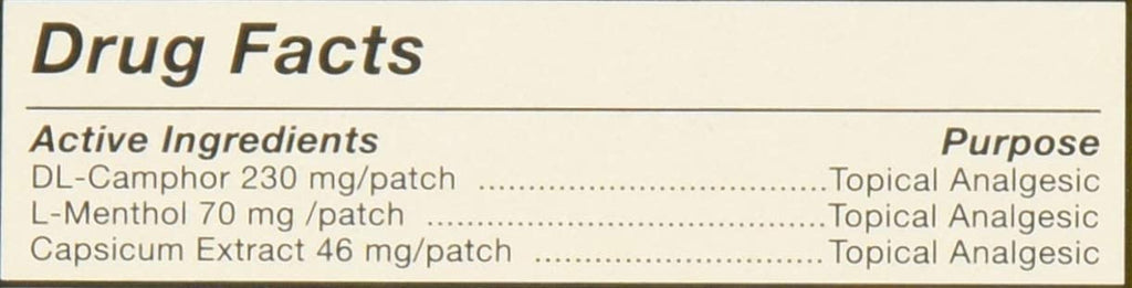 Tiger Balm Pain Relieving Patch – Large, Pack of 2 (8 Patches)