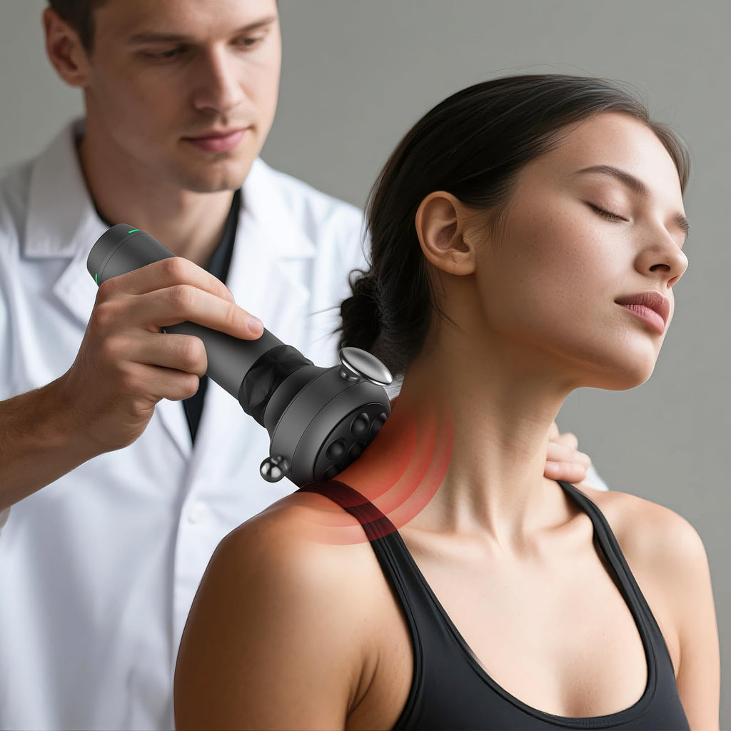 TILAT M1 Max Deep Tissue Vibration Therapy Massage Gun – 6500 RPM Handheld Massager for Trigger Points & Full-Body Relief
