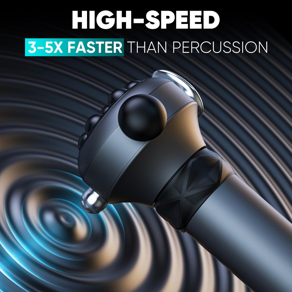 TILAT M1 Max Deep Tissue Vibration Therapy Massage Gun – 6500 RPM Handheld Massager for Trigger Points & Full-Body Relief