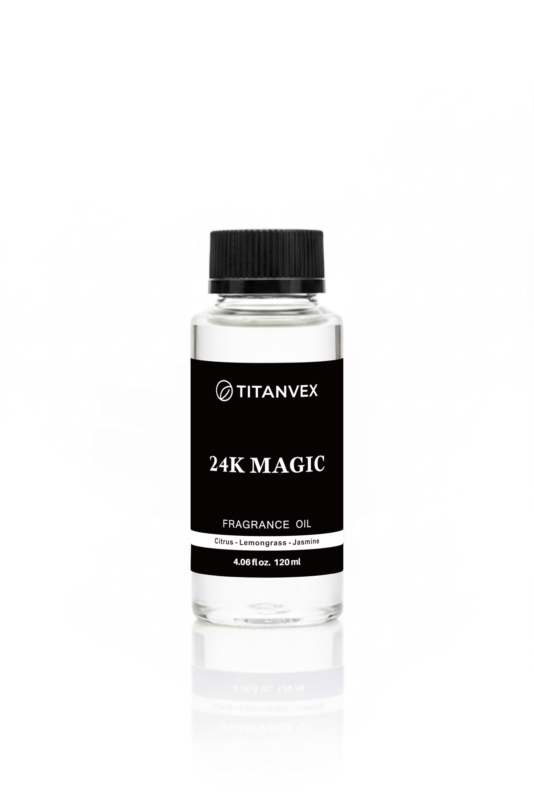 TitanVex 24K Magic Diffuser Oil – Luxury Hotel Collection Waterless Aromatherapy | Citrus, Jasmine & Lily | 4.06 fl oz