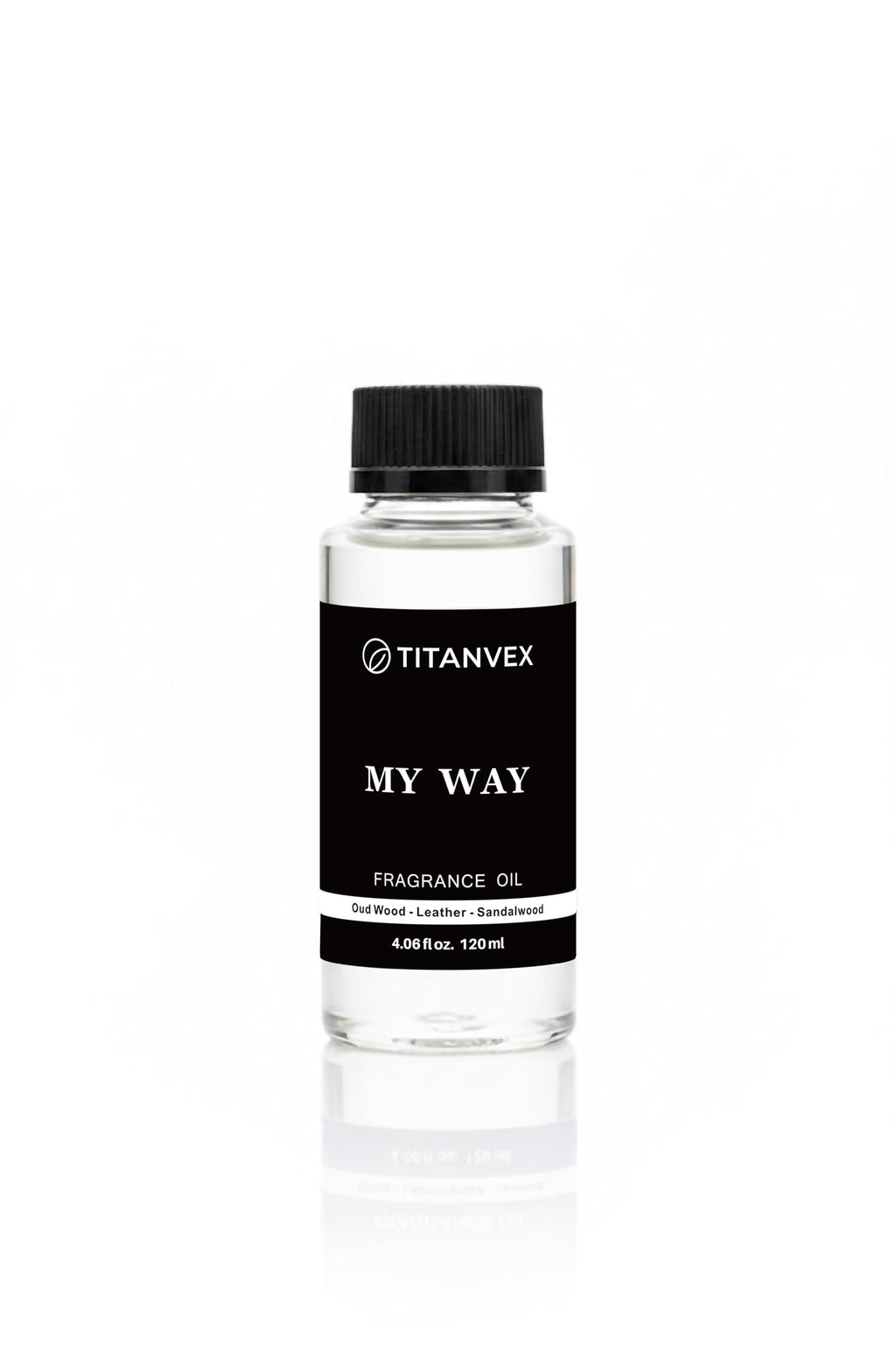 TitanVex Luxury Waterless Diffuser Oil – Sandalwood, Virginia Cedar & Iris | Hotel Collection Inspired | 4.06 Fl Oz