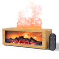 TMEHM Fireplace Flame Diffuser – 7-Color Ultrasonic with Timer
