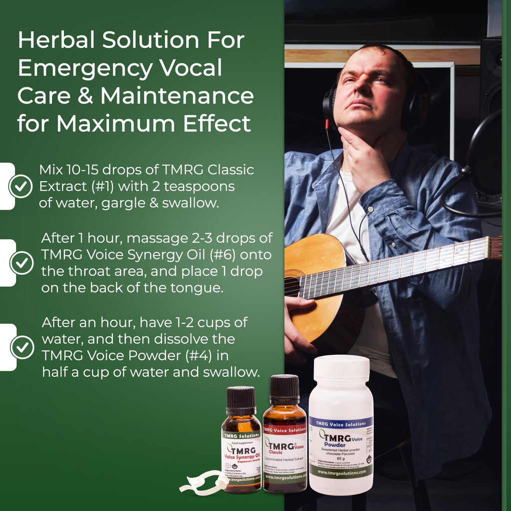 TMRG Powerful Vocal Recovery Kit - Large | Premium Herbal Remedy for Vocal Health & Recovery